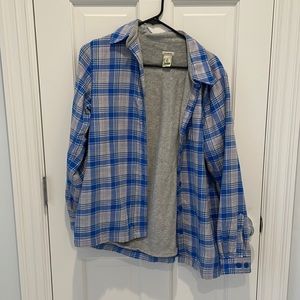 LL Bean fleece lined flannel